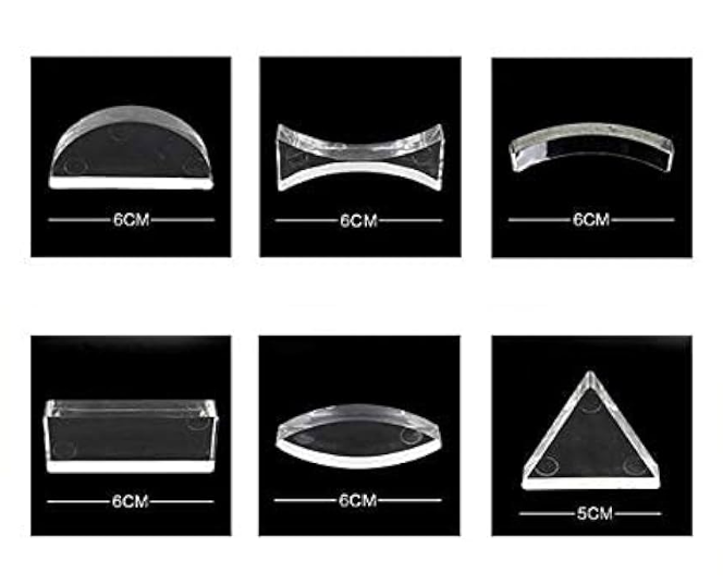 Parallel Lens Kit - 6 Piece Convex Lens Optical Experiment Set