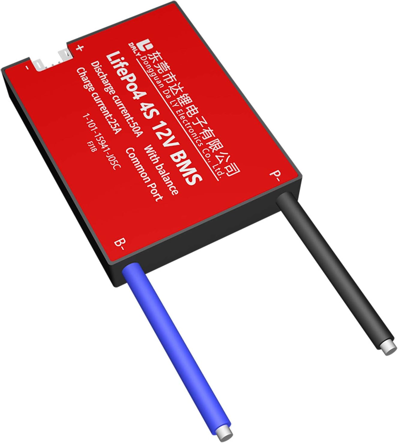 3.2vdc Common Port Daly Bms 4s 12v 50a Lifepo4 Battery Protection Module
