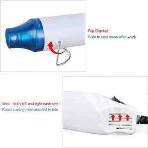 Compact 300w Mini Heat Gun – Portable Craft Heat Tool For Diy, Embossing, Paint Drying & Shrink Wrap