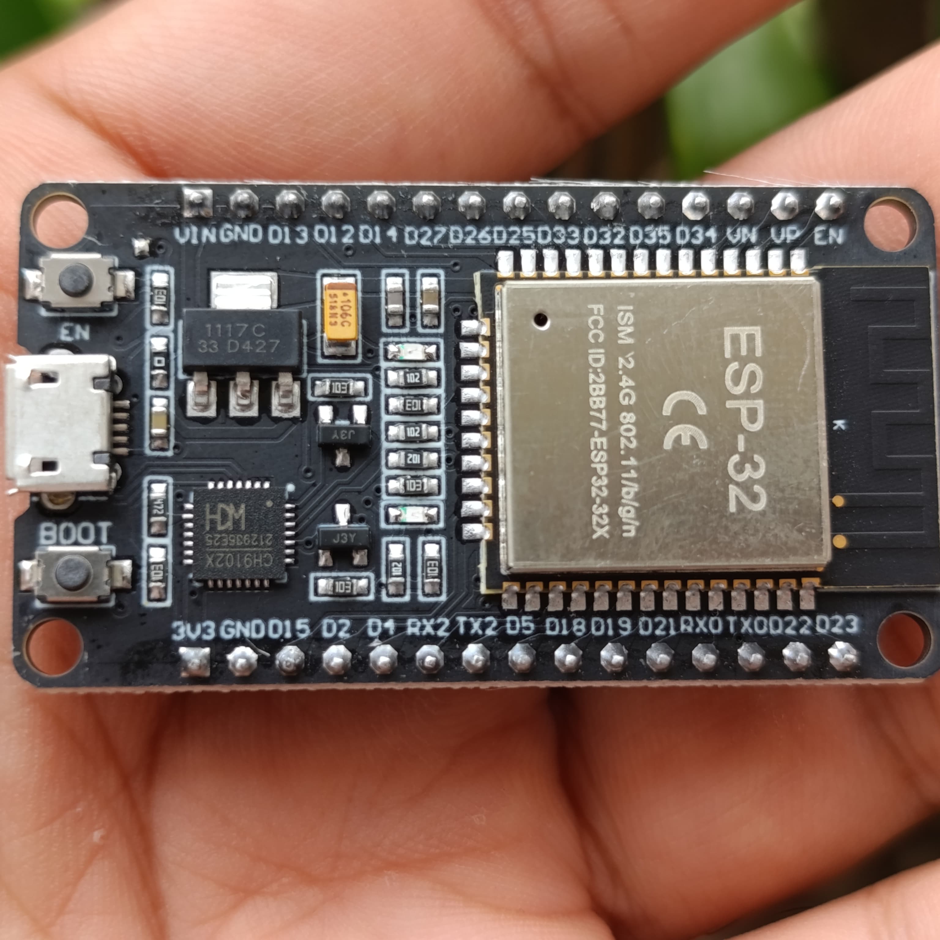 Compatible Wroom Esp32 Wifi Based Microcontroller Development Board Nodemcu Ch9102x
