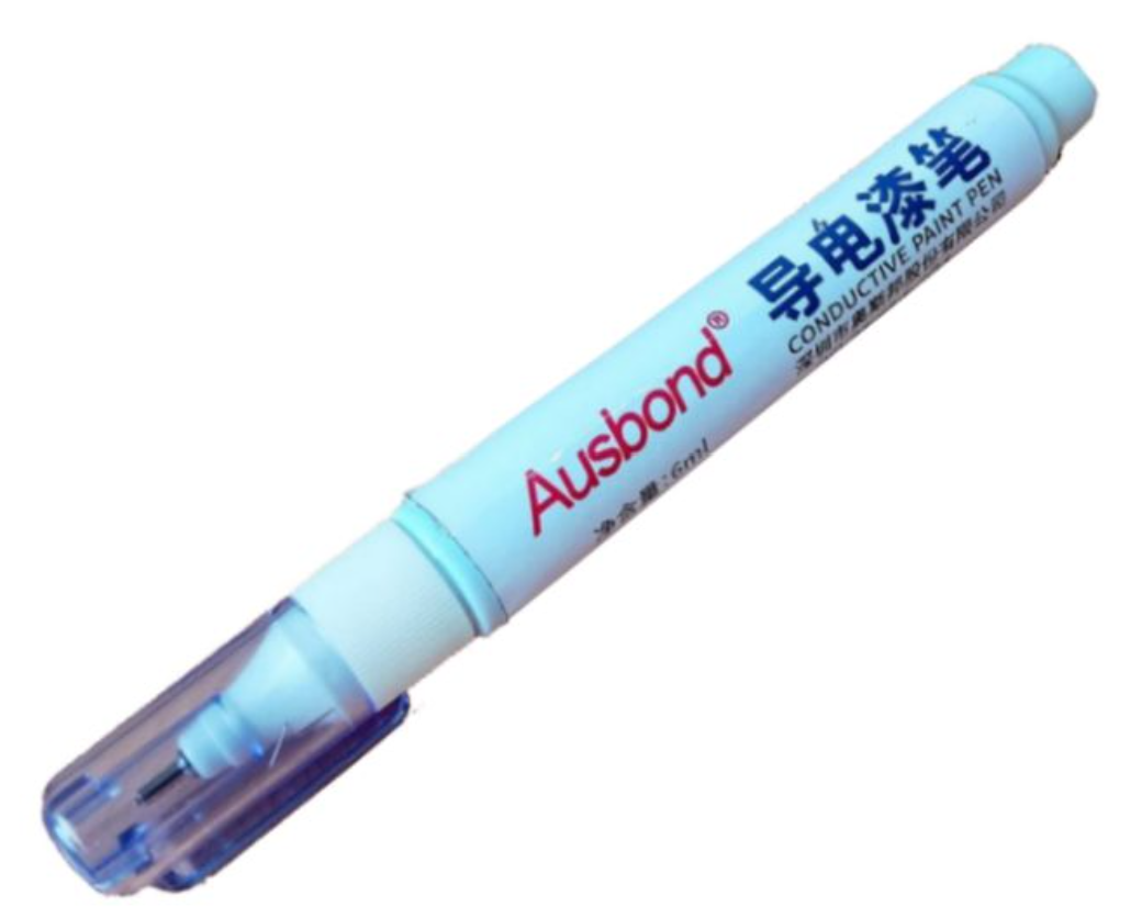 Ausbond Conductive Paint Pen - High-Precision Tool for Electrical Repairs & Circuit Connections