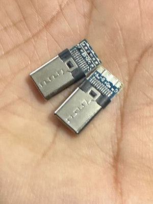 Connector Usb 3.1 Type C Connector 16 Pin Male Socket
