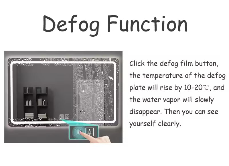 On Demand Customizable 300*400mm Bathroom Mirror Heating Pad Pet Electronic Defogger Film For Smart Mirror 220v Factory Direct