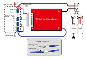 Daly Bms Li-ion 3s 12v 100a Bms Battery Management System For 18650 Battery Pack Balanced Charging Board