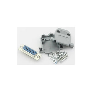 Db15 15 Pins 2 Rows Female Converter Connector Adapter w Cover Housing Assembly