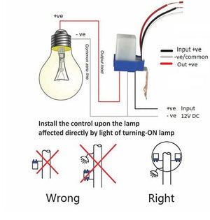 Dc 12v Photocell Sun Switch Automatic On/off Light Control Sensor Switch 10a Day Night Sensor Switch For Lights
