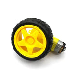 Rc Car Tt Gear Motor Dc 3v-6v Robot Smart Robot Car Tyre Wheel Gear Motor Set Dc 3-6v