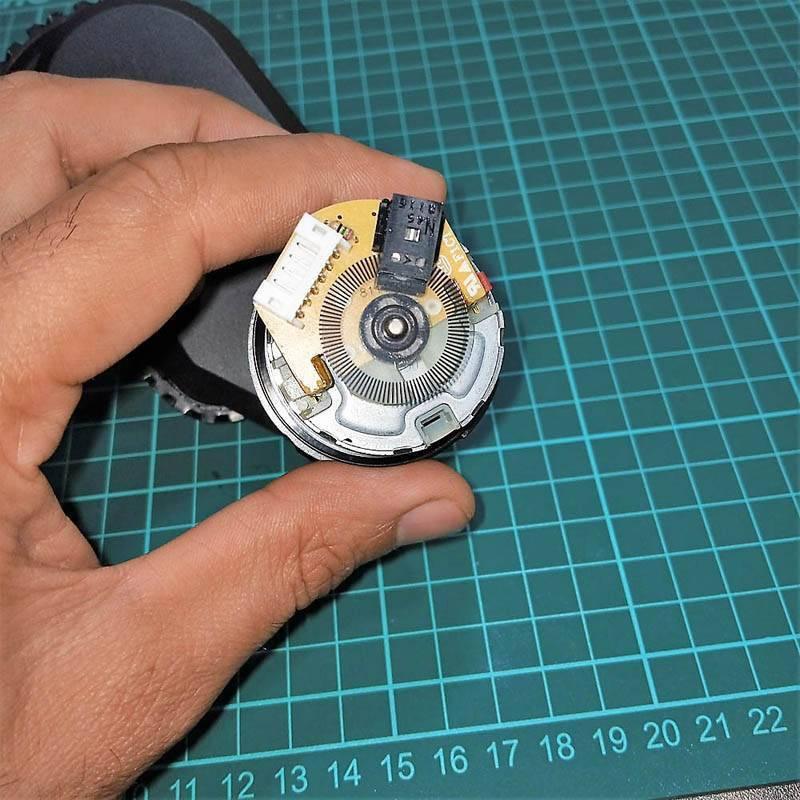 Dc Gear Motor With Encoder With Wheel