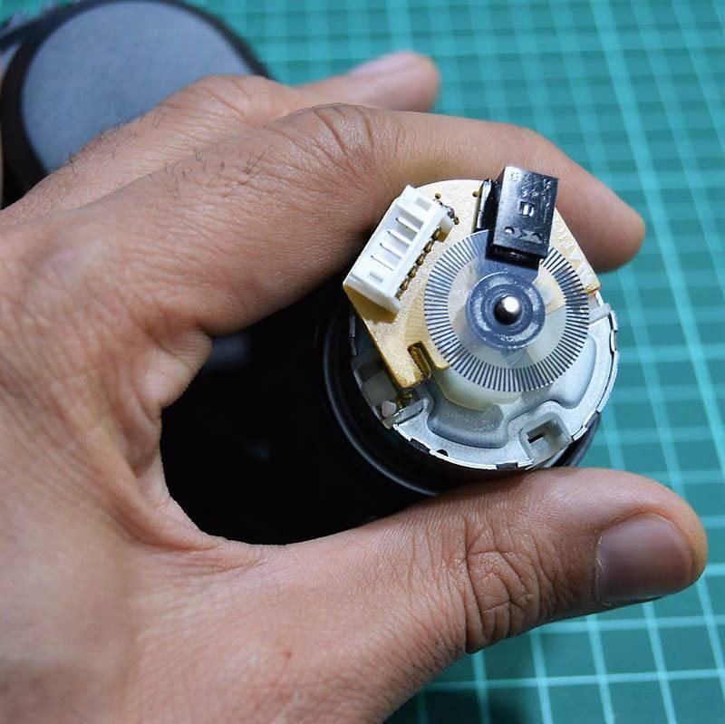 Dc Gear Motor With Encoder With Wheel