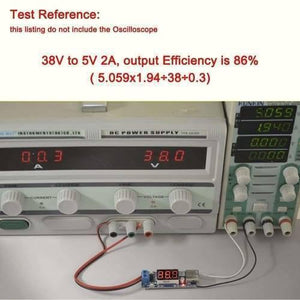 Dc To Dc 2a Usb Charger 4.5-40v To 5v Step-down Buck Converter Voltmeter Module