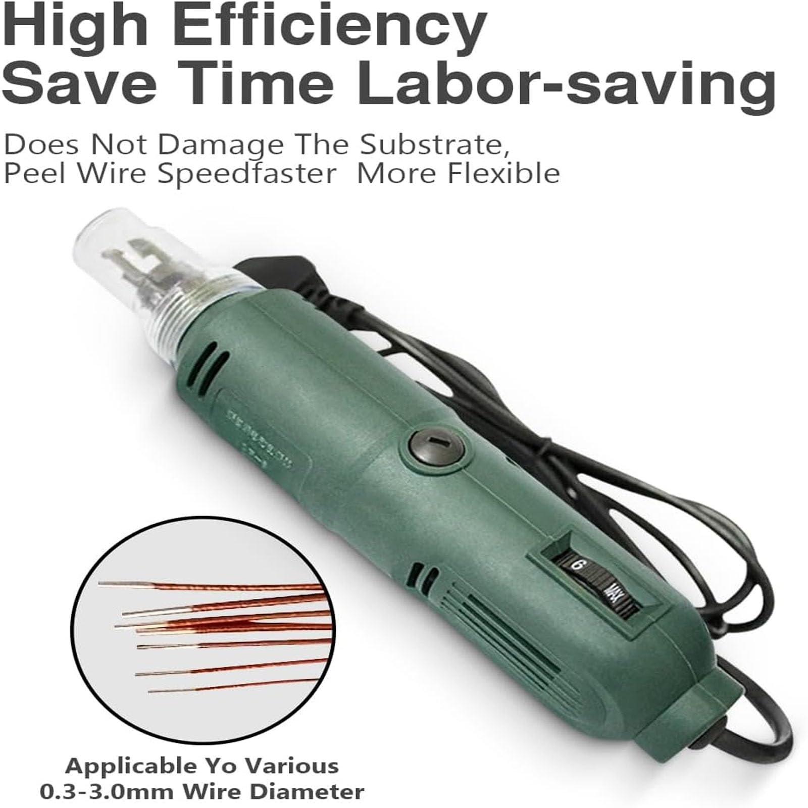 Df-8 Enameled Wire Stripping Machine, Varnished Wire Stripper, Enameled Copper-digilog.pk