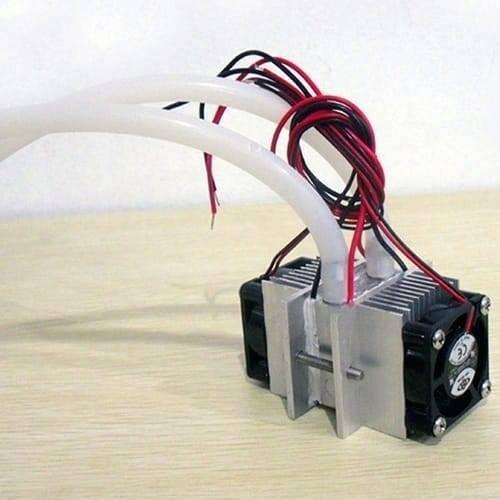 Diy Kits Thermoelectric Peltier Refrigeration Cooling System Water Cooling+ Fan+ 2pcs Tec1-12706 Coolers