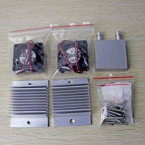 Diy Kits Thermoelectric Peltier Refrigeration Cooling System Water Cooling+ Fan+ 2pcs Tec1-12706 Coolers
