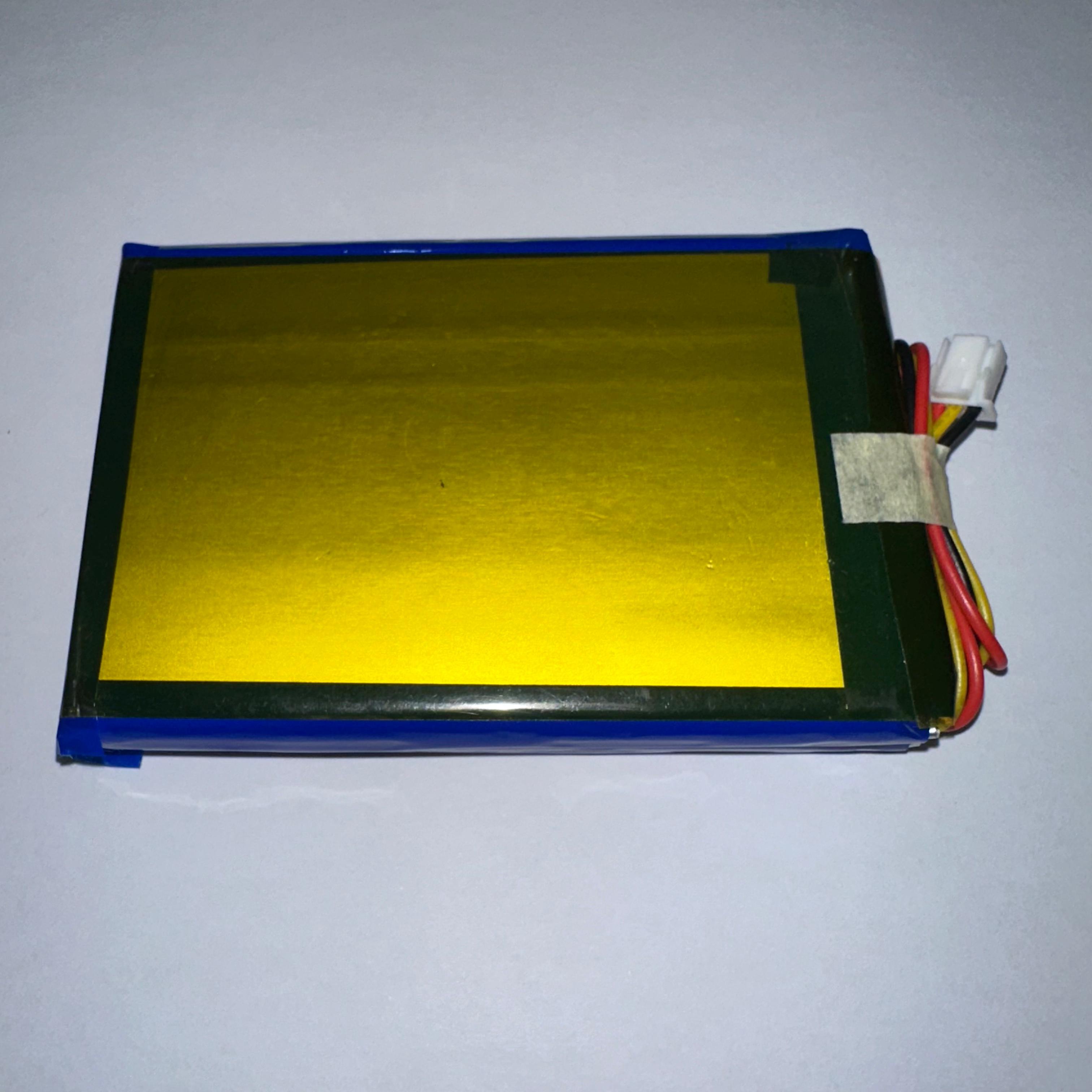 Dm 117095 Li-polymer Battery – 3.7v 10000mah (37wh), 3-wire With Connector, High-capacity Rechargeable Cell