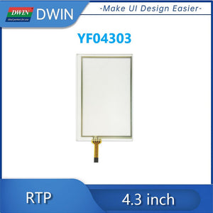 Dwin 4.3 Inch 4 Wire Resistive Touch Panel Yf04303