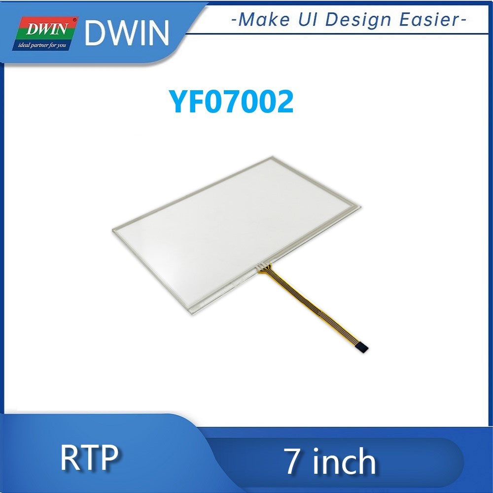 Dwin 7 Inch 4 Wire Rtp Resistive Touch Panel Yf07002 Shipping not avaialble for this item