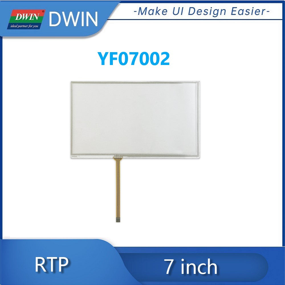 Dwin 7 Inch 4 Wire Rtp Resistive Touch Panel Yf07002 Shipping not avaialble for this item