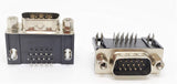 Db15 Male Right Angle Connector d Sub High Density Pcb Mounting 15 Pin 3 Rows Connector Dbhd 15