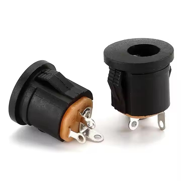 Dc-022 Dc Power Female Jack Connector 5.5mm X 2.1mm Dc Socket Charging Interface Panel Mount Connector Dc Snap Socket