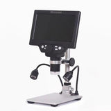 Digital Microscope 9 Inch Lcd 1080fhd 12 Million Pixels 1600x Industrial Repair Microscope High Quality
