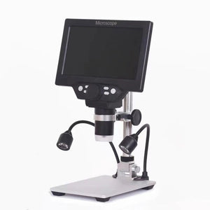 Digital Microscope 9 Inch Lcd 1080fhd 12 Million Pixels 1600x Industrial Repair Microscope High Quality