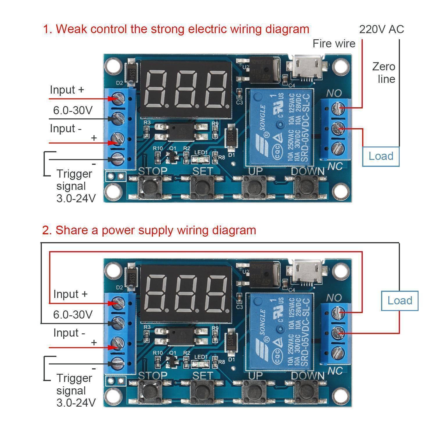 Digital Led Display Programmable Circuit Egg Incubator Timer Relay Module Controller Ws16