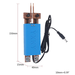 Diy Spot Welder Machine Welding 18650 Battery Handheld Spot Welding Pen Automatic Trigger Built-in Switch Blue