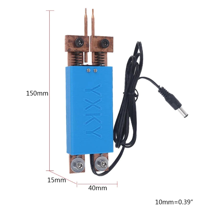 Diy Spot Welder Machine Welding 18650 Battery Handheld Spot Welding Pen Automatic Trigger Built-in Switch Blue