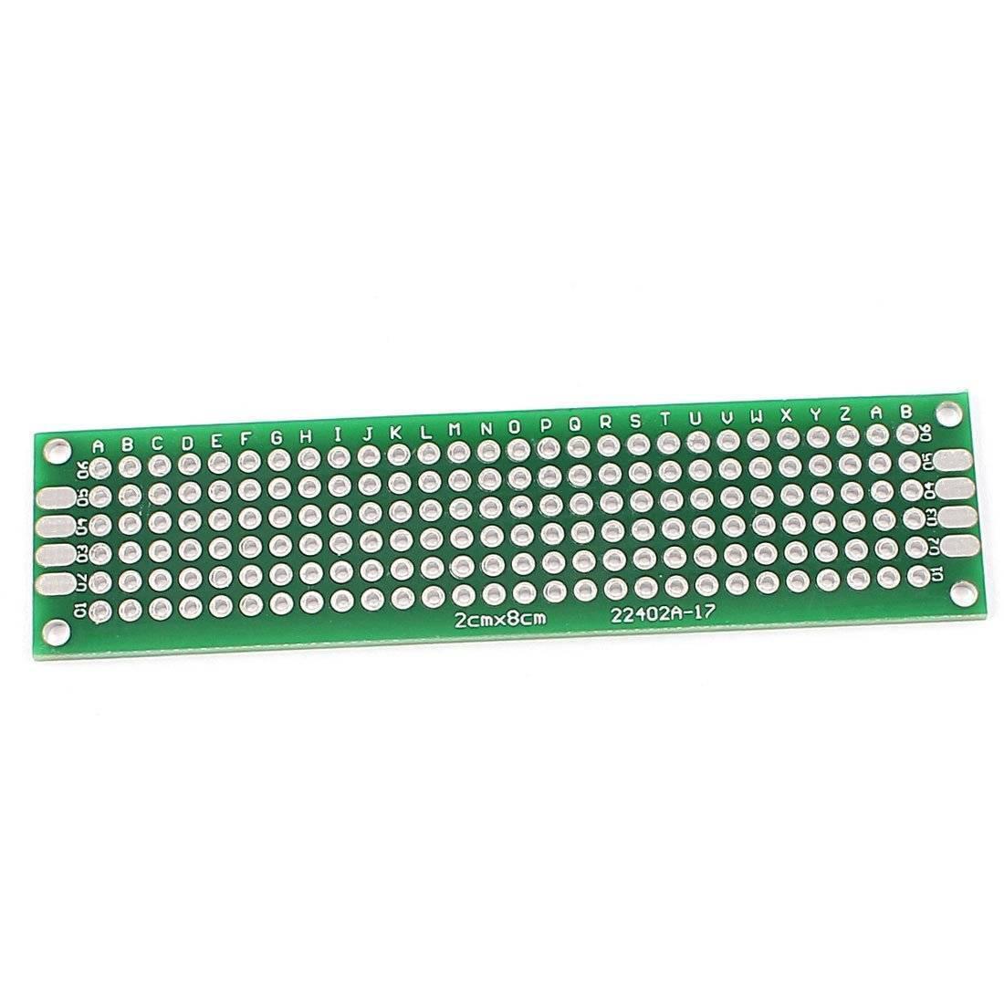 Double Side 2x8 Dotted Veroboard Printed Circuit Pcb Prototype Board Project Board