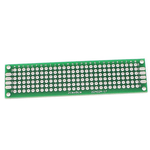 Double Side 2x8 Dotted Veroboard Printed Circuit Pcb Prototype Board Project Board