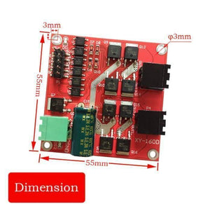 Dual Dc Motor Drive Module 7a 160w Industrial Grade Positive And Negative Pwm Speed Regulation L298 Logic