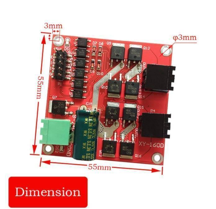 Dual Dc Motor Drive Module 7a 160w Industrial Grade Positive And Negative Pwm Speed Regulation L298 Logic