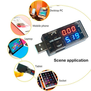 Keweisi Usb Current Voltage Meter Battery Tester