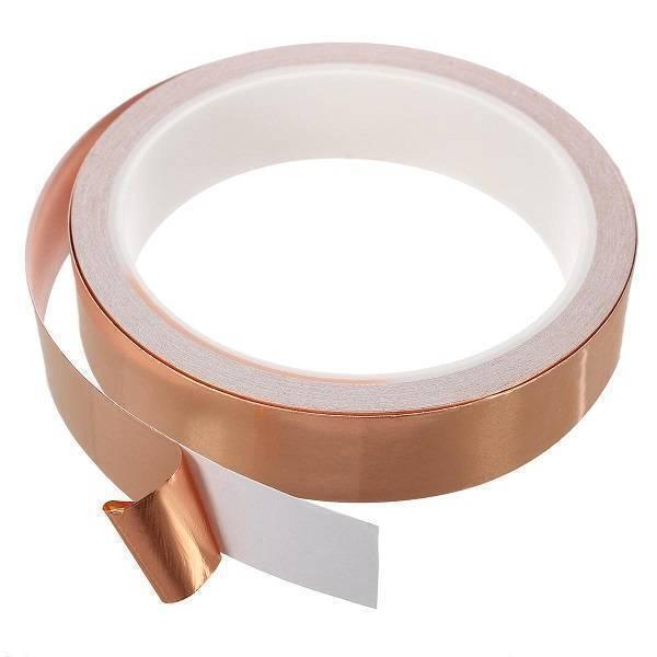 Emi 8mm 20m Copper Foil Conductive Adhesive Tape
