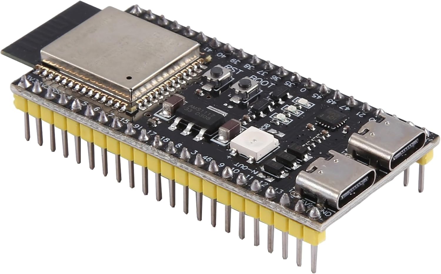 Esp32-s3 Devkitc-1 N16r8 Development Board – 16mb Flash, 8mb Psram, Wi-fi & Bluetooth 5.0 Le