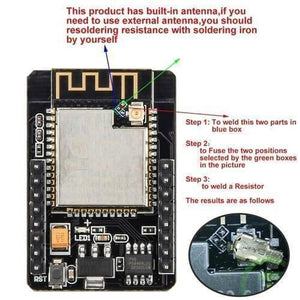 Esp32 Cam Mb Wifi Bluetooth Development Board Micro Usb Interface Ch340g Usb To Serial Port And Ov2640 Camera Module