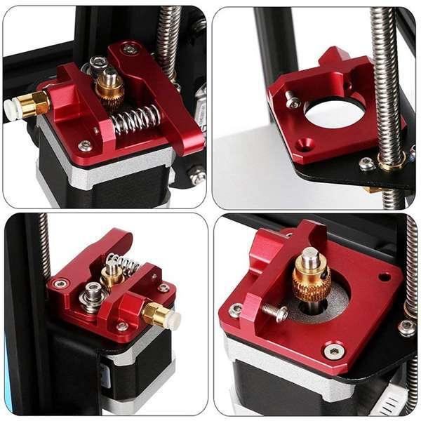 Extruder Kit Aluminum Extruder Drive Feed For Creality Ender 3/3 Pro Cr-10, Cr-10s, Cr-10 S4, Cr-10 S5, 1.75mm Right Hand