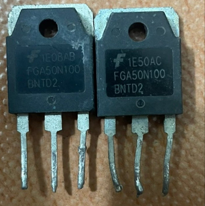 Used FGA50N100BNTD2 – 1000 V, 50 A NPT Trench IGBT with Built-in Fast Diode, TO‑3P Package-Digilog.pk