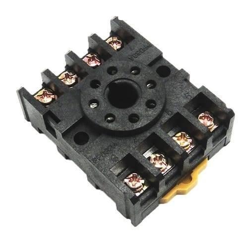 Finder Relay 220vac 60.12 With 8pin Rail-mount Relay Socket Relay Base