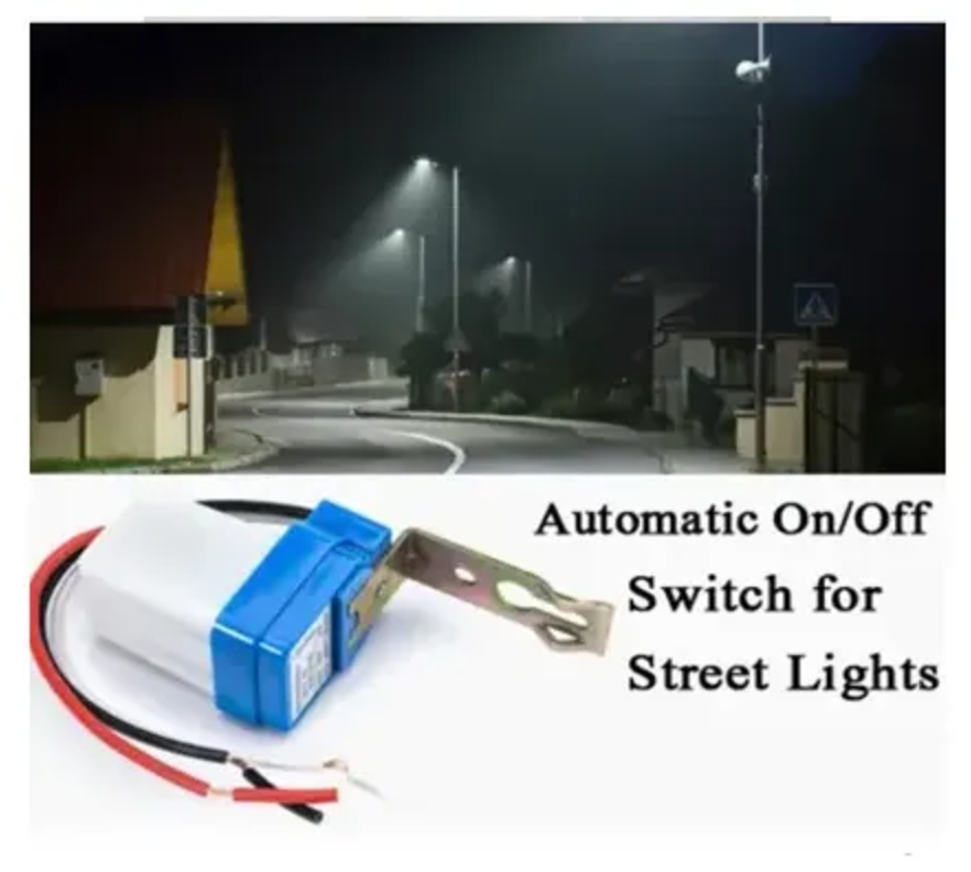 Photocell Automatic Light Control Sun Switch LDR AS-10-220 Day Night Sensor Switch