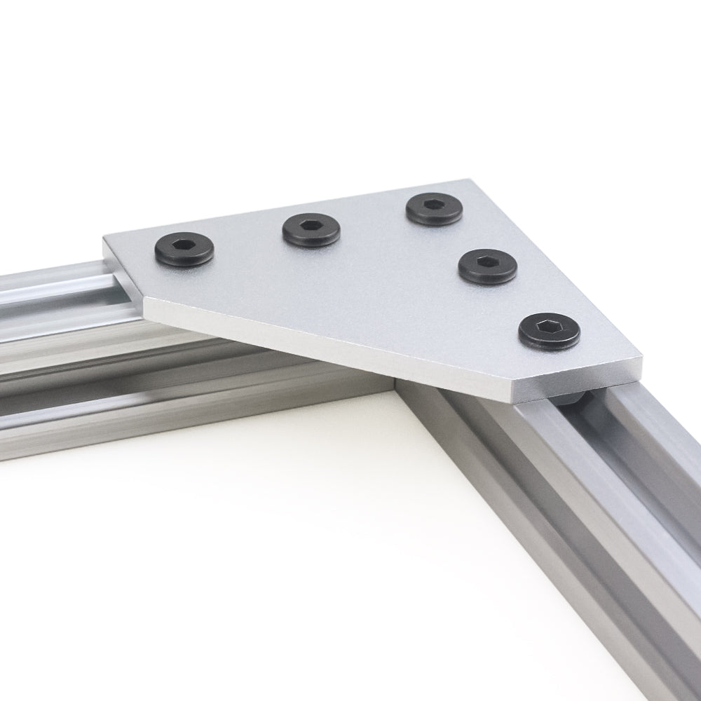 For 4040 90 Degree L Type Aluminum Profile Connector Joint Plate Corner Bracket Aluminum Profile