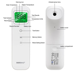 Digital Thermometer Infrared Thermometer Temperature Gun E122