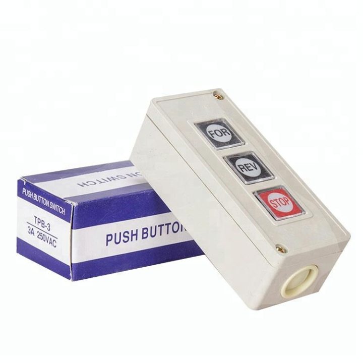 Forward Reverse Stop Momentary Push Button Switch Tpb3