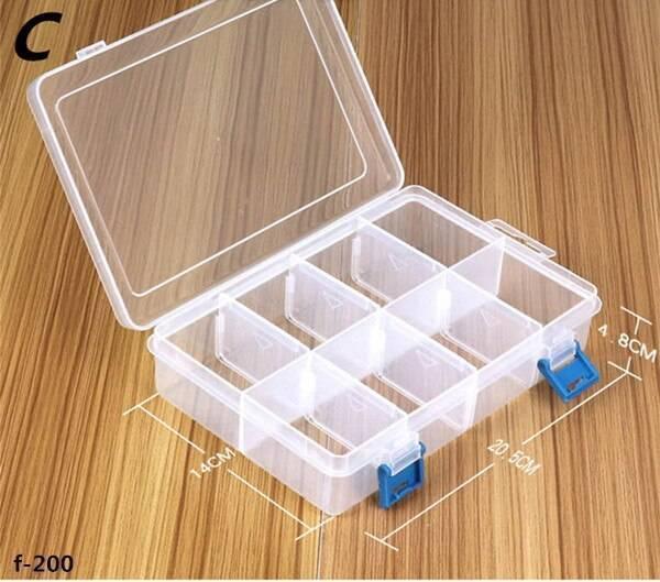 G200 F200 Plastic Tool Box Multi Functional Storages Container For Electronic Parts Screws Tool Organizer G-200 F-200 Box Storage