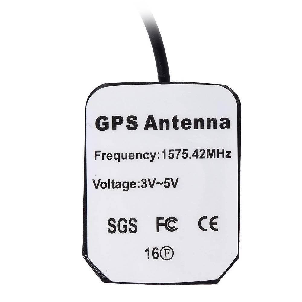 Gps Antenna Active Mcx Male Straight Connector With 3m Extension Cable Magnetic Type