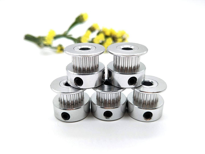 Gt2 Pulley 16 Teeth Bore 5mm Timing Gear Alumium For Gt2 Belt Width 13mm 3d Printer Accessories