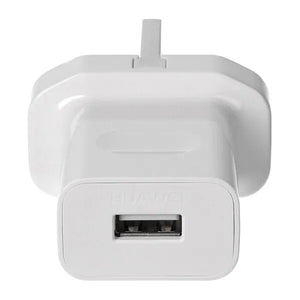Genuine Huawei Hw-050100b01 Uk 3pin Charger White Power Adapter 5v 1a