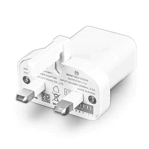 Genuine Huawei Hw-050100b01 Uk 3pin Charger White Power Adapter 5v 1a