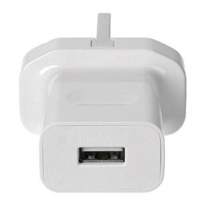 Genuine Huawei Hw-050100b01 Uk 3pin Charger White Power Adapter 5v 1a