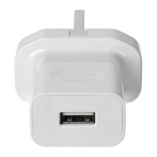 Genuine Huawei Hw-050100b01 Uk 3pin Charger White Power Adapter 5v 1a